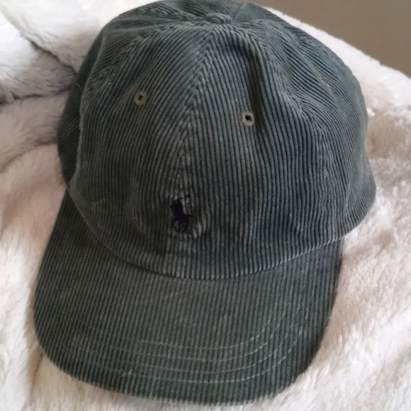Polo Ralph Lauren Other - VTG Polo Ralph Lauren  Army Green  Corduroy Baseball Cap Hat